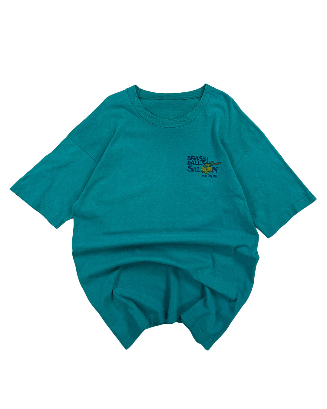 Brass Balls Saloon Single Stitch T-Shirt | XL