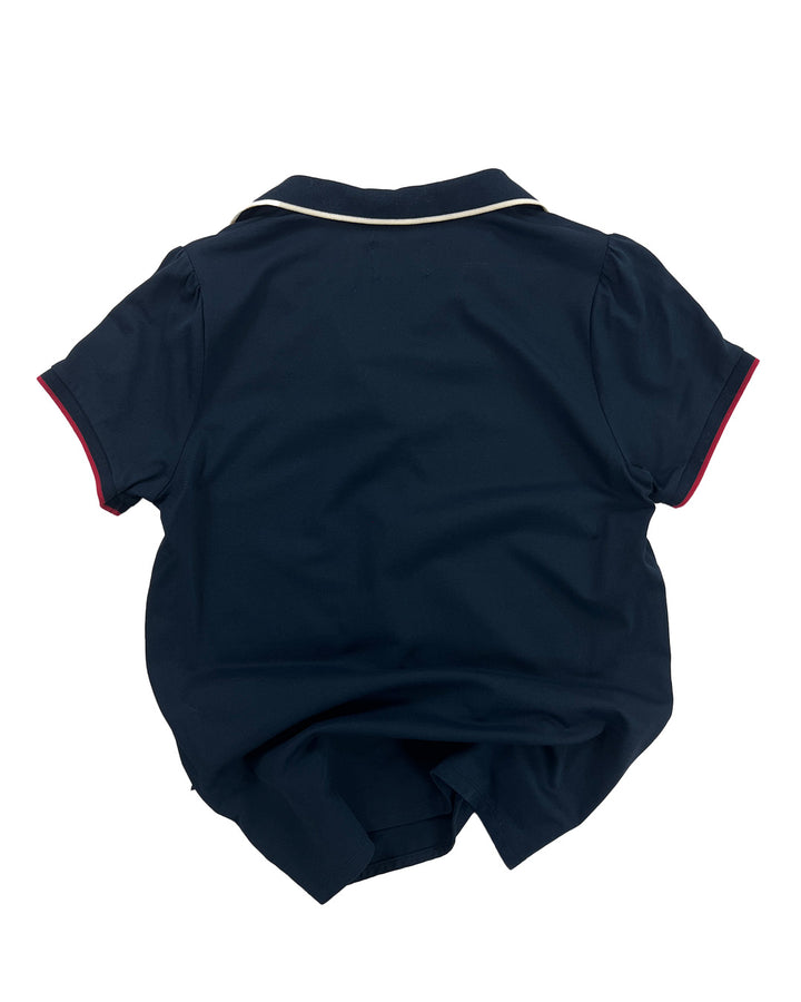 Moncler Vintage Polo Blau | M