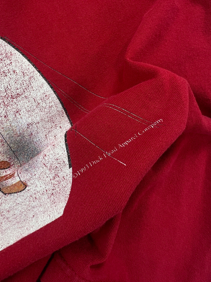 1993 Vintage Duck Out Single Stitch Shirt | XL