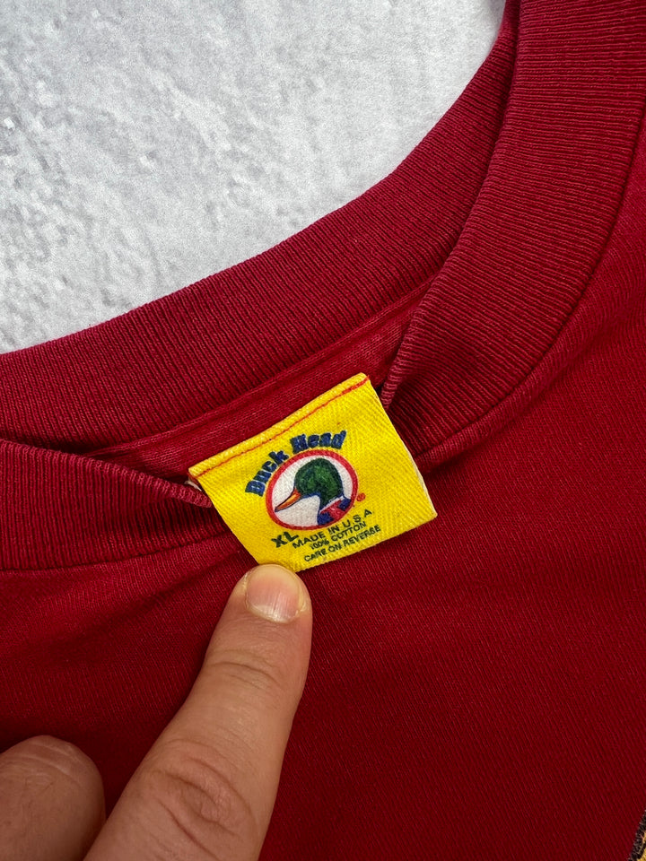 1993 Vintage Duck Out Single Stitch Shirt | XL