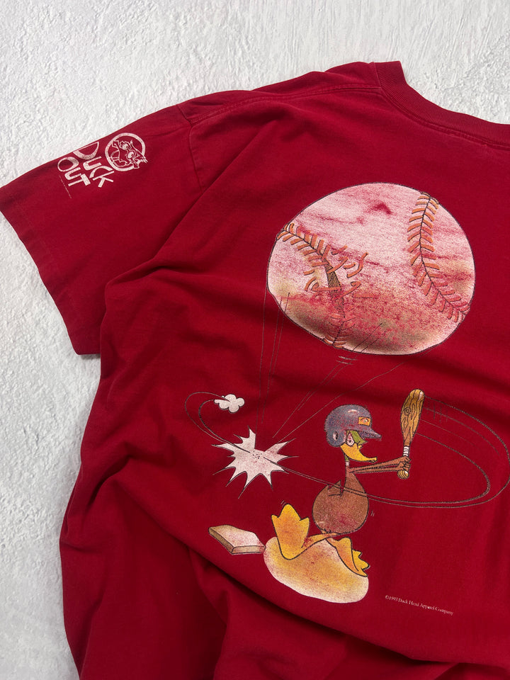 1993 Vintage Duck Out Single Stitch Shirt | XL