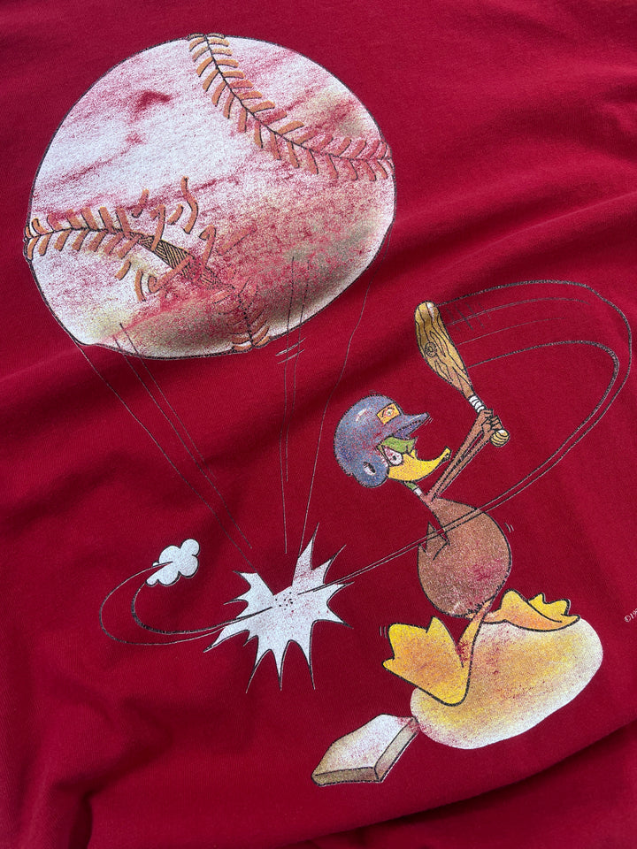 1993 Vintage Duck Out Single Stitch Shirt | XL