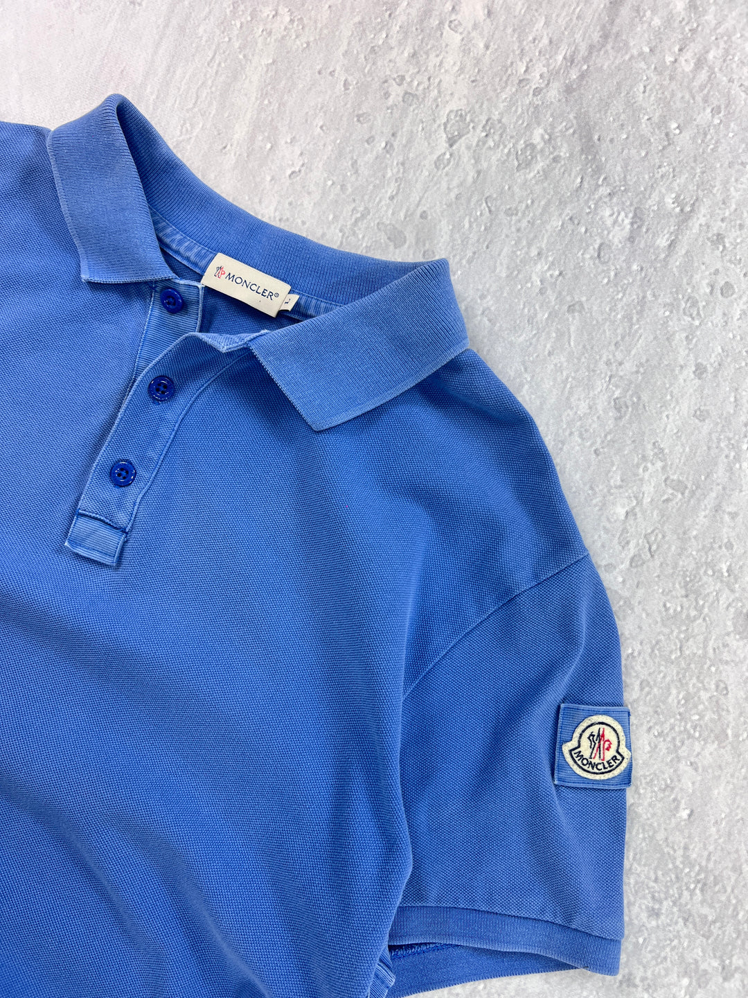 Moncler Vintage Polo Blau | M