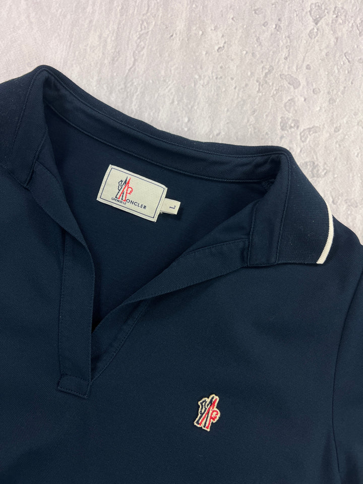 Moncler Vintage Polo Blau | M