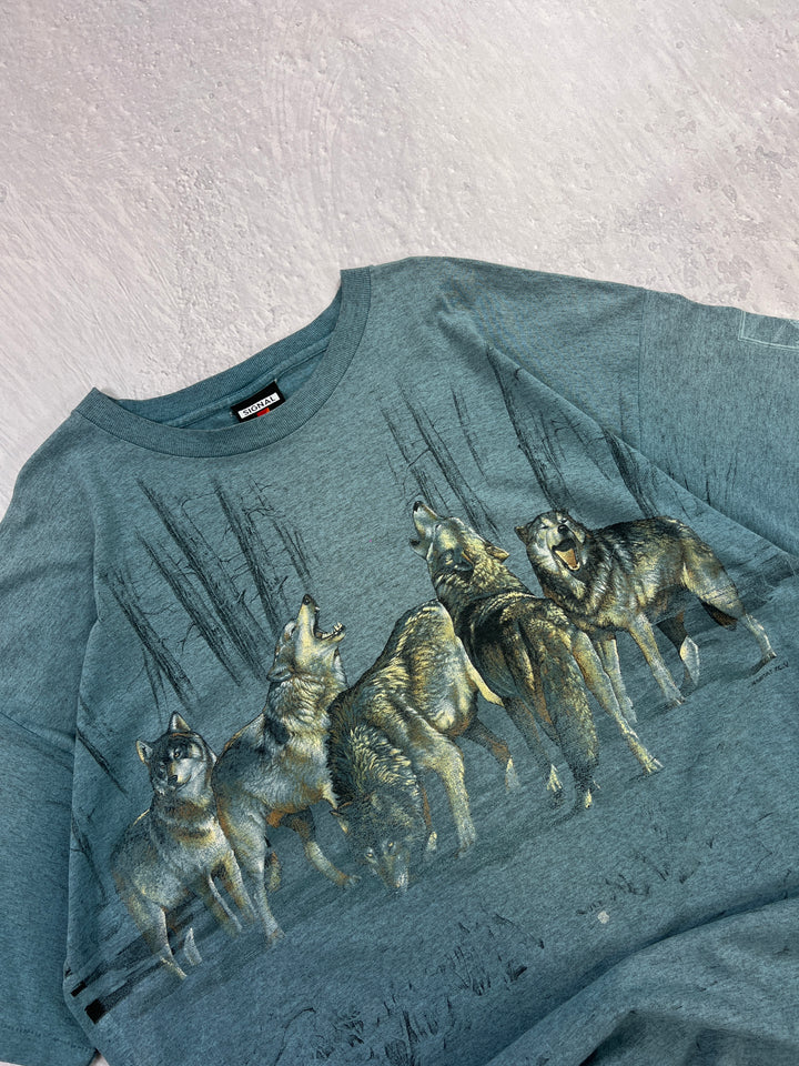 Vintage Wolf Single Stitch T-Shirt | XXL