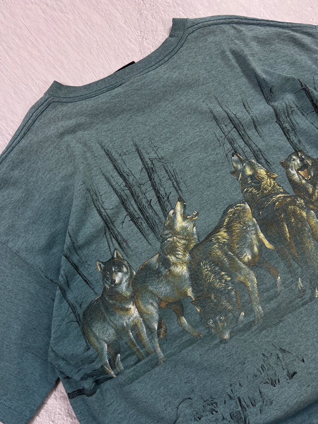 Vintage Wolf Single Stitch T-Shirt | XXL