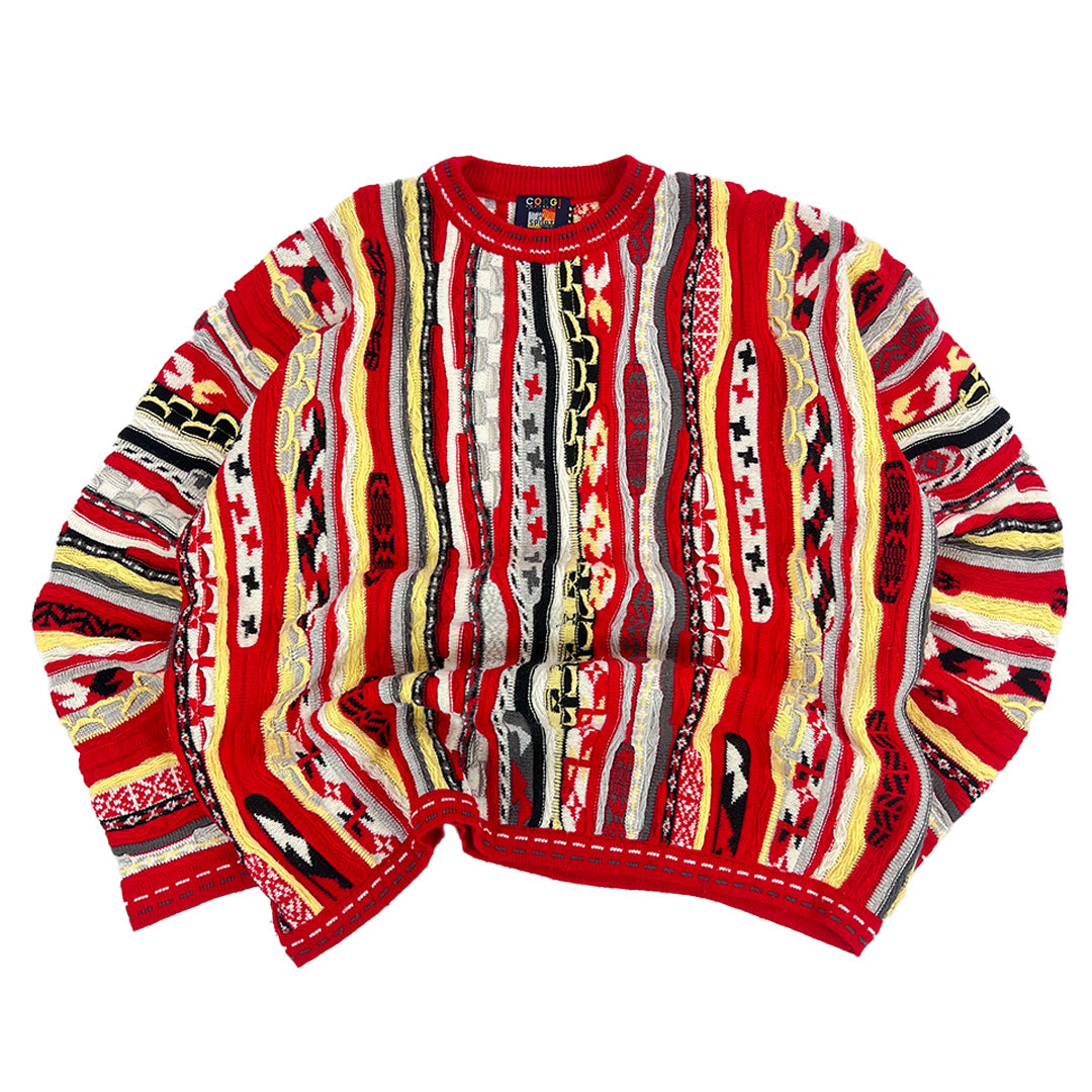 Vintage Coogi Australia Sport Strick Pullover | XL