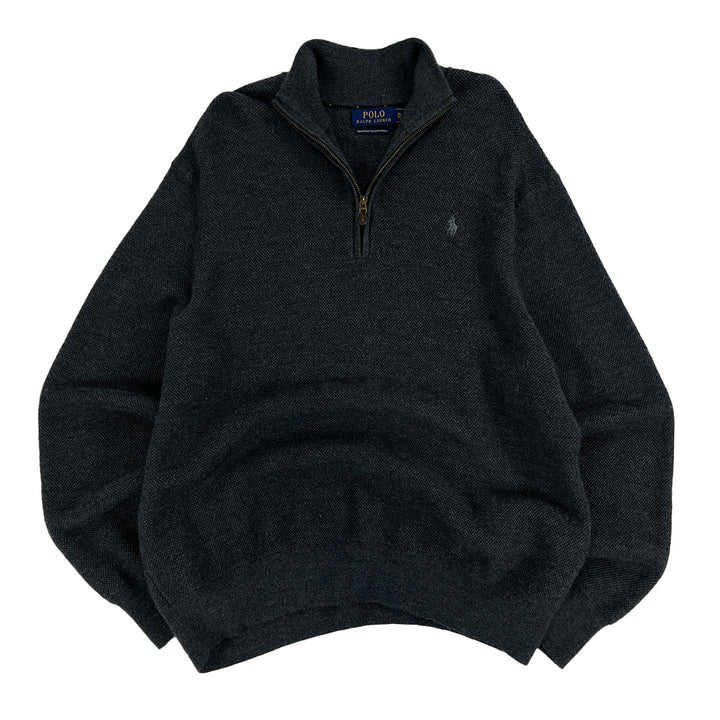 Ralph Lauren Half Zip Merino Wool | XL