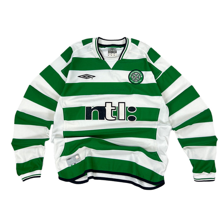 Vintage Celtic Football Club Trikot 2001/2003 - Langarm | M