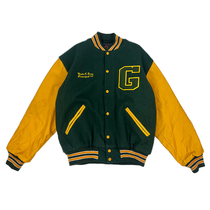 Vintage College Jacke - Greenfield High School Varsity Jacket | L