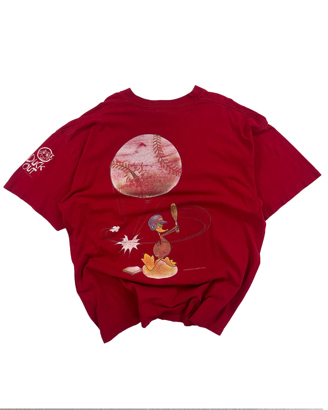 1993 Vintage Duck Out Single Stitch Shirt | XL