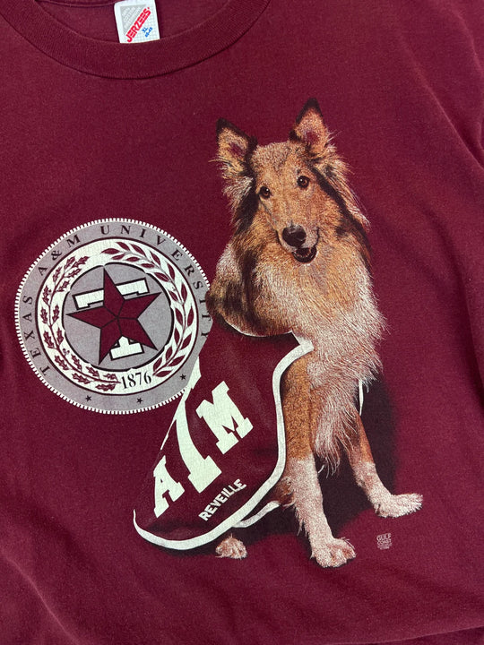 Jerzees T-Shirt Vintage – Texas A&M University 90er | XL