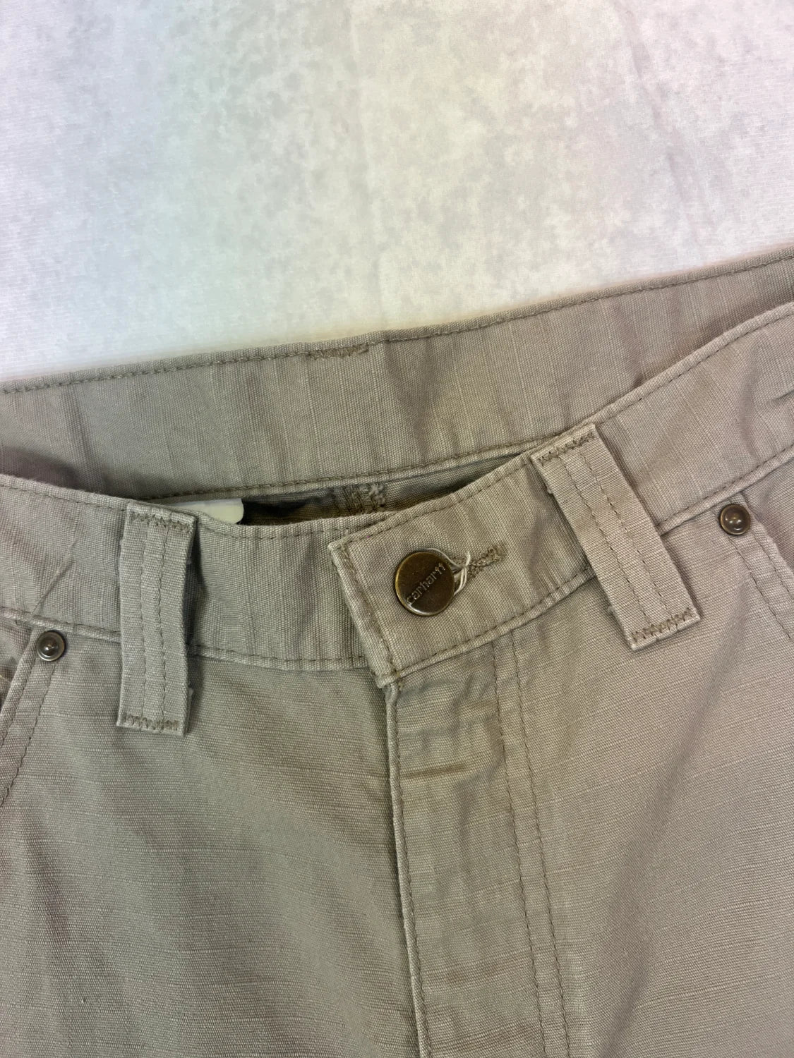 Carhartt Shorts Vintage Beige S 2010er – Detail