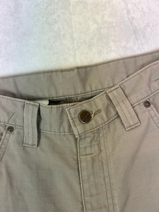 Carhartt Shorts Vintage – Leder-Patch Beige 2010er | 30