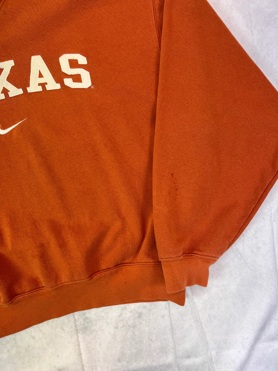 Nike Sweater Vintage Orange M 2000er – Detail