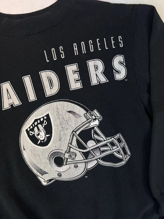 Hanes Sweatshirt Vintage – LA Raiders Print 90er M
