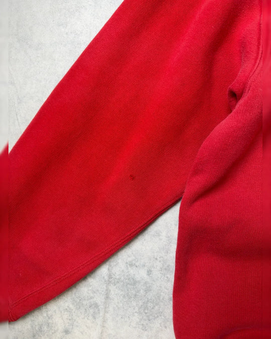 Best Company Sweatshirt Vintage – Bruststick Rot 90er L