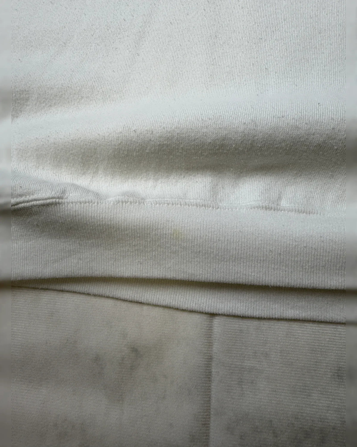 Delta Sweatshirt Vintage Weiss XL 90er – Detail