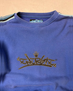 Energie Sweatshirt Vintage Blau L 2000er – Detail