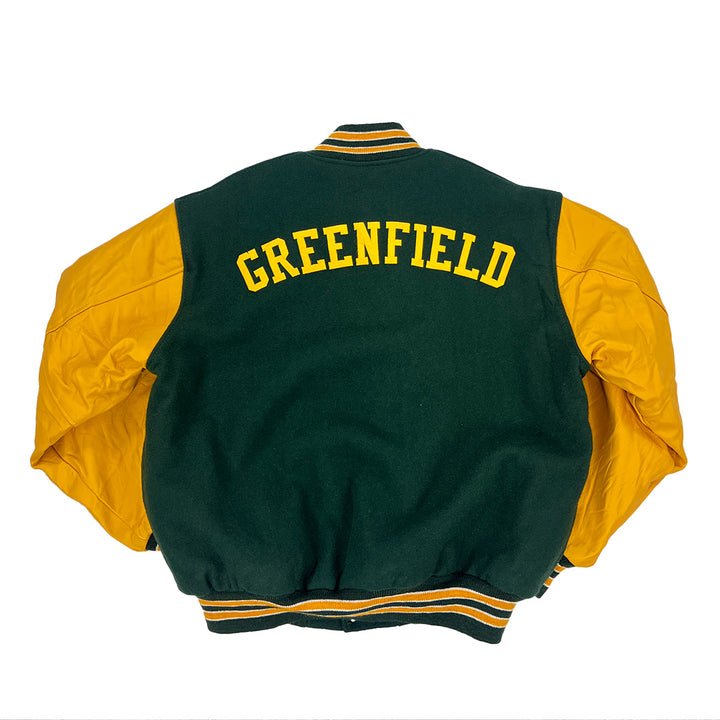 Vintage College Jacke - Greenfield High School Varsity Jacket | L