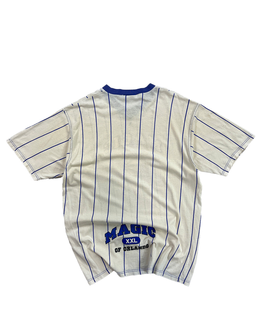Vintage Champion NBA Orlando Magic Striped T-Shirt | XL