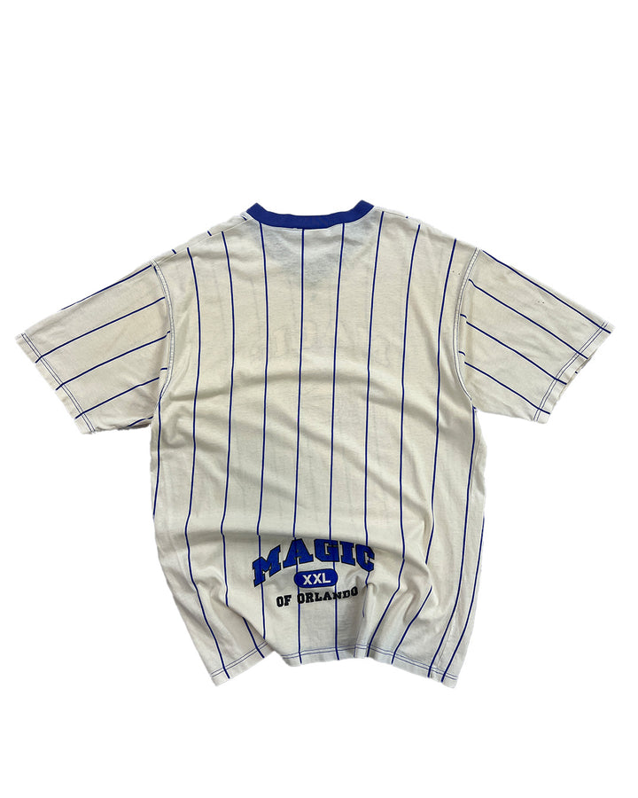 Vintage Champion NBA Orlando Magic Striped T-Shirt | XL