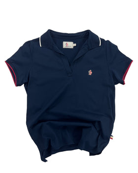 Moncler Vintage Polo Blau | M