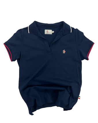 Moncler Vintage Polo Blau | M