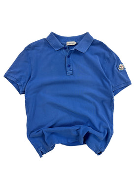 Moncler Vintage Polo Blau | M