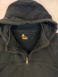 Carhartt Hoodie Vintage Schwarz – Label
