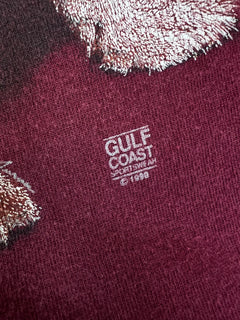 Jerzees T-Shirt Vintage Bordeaux XL 90er – Detail 2