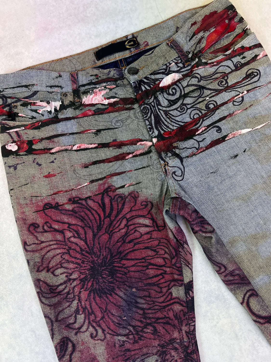 Just Cavalli Jeans Vintage Bunt 32 2000er – Detail 2