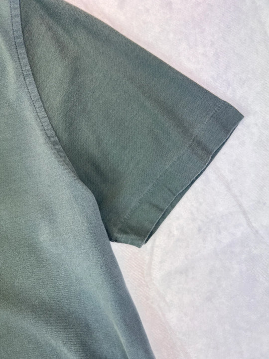 Louis Vuitton T-Shirt Vintage – Patch-Stickerei Grau 2010er | S