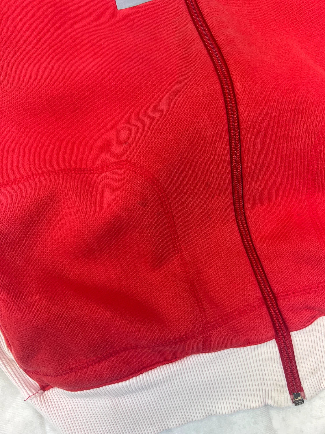 Nike Sportjacke Vintage Rot S 2000er – Detail 2