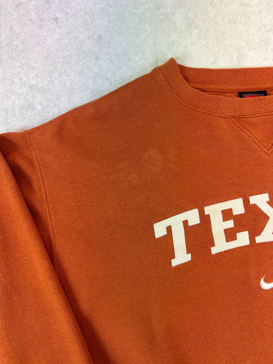 Nike Sweater Vintage – Texas Frontprint 2000er M
