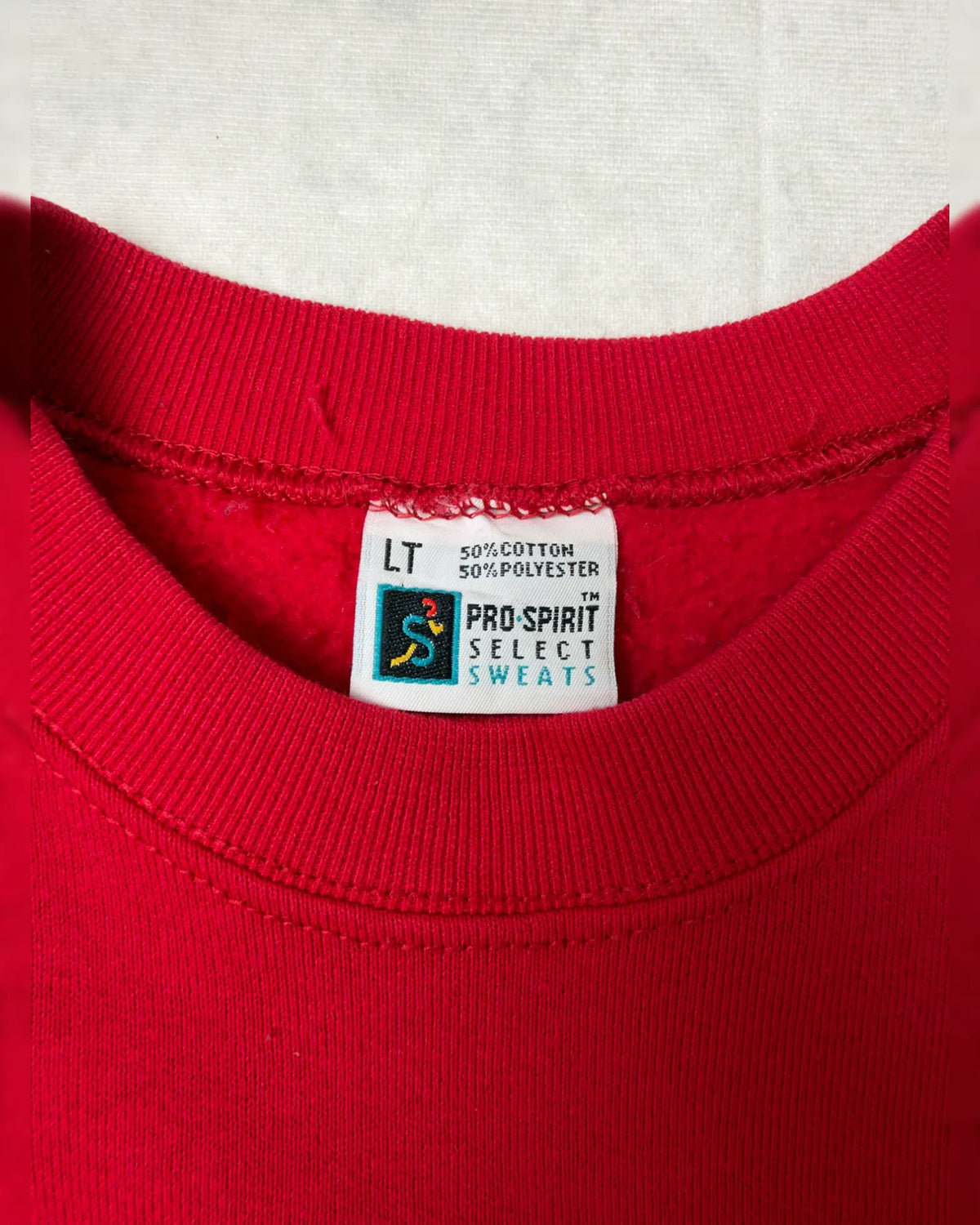 Pro-Spirit Sweatshirt Vintage Rot L 90er – Label