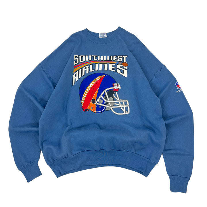 Vintage Hanes Sweatshirt - Southwest Airlines NFL Pullover | XL