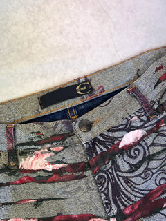 Just Cavalli Jeans Vintage Bunt 32 2000er – Label