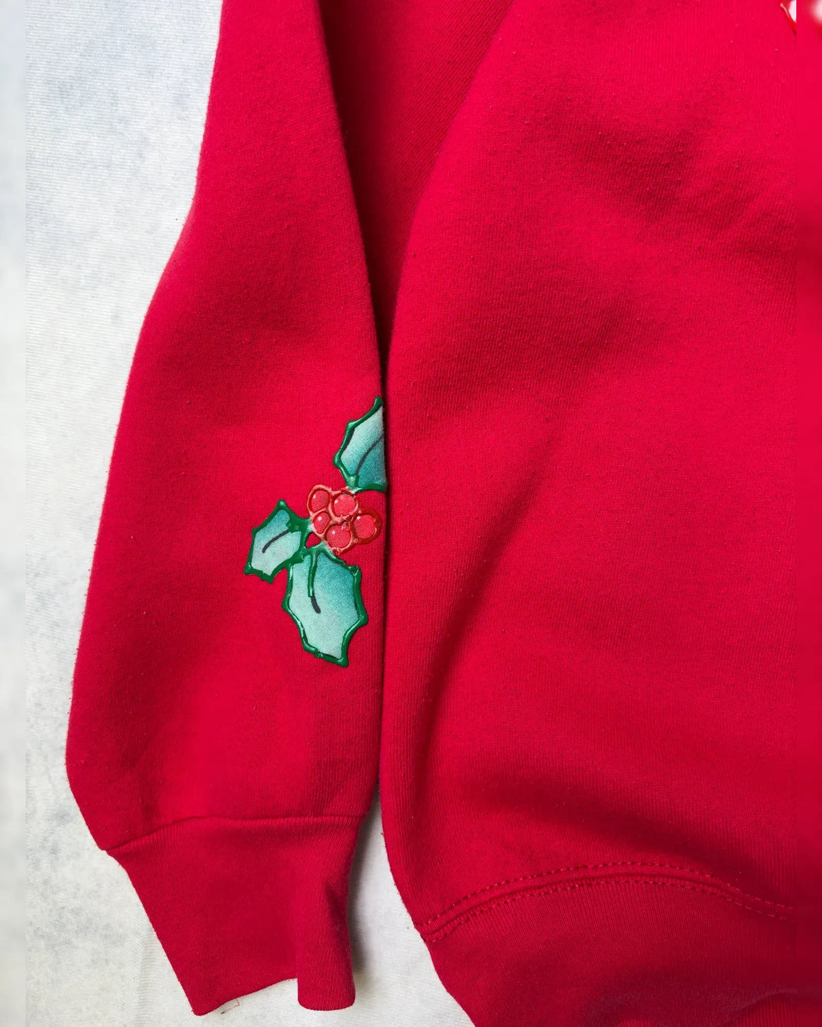 Pro-Spirit Sweatshirt Vintage Rot L 90er – Detail 2