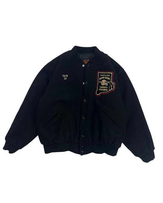 Vintage North End Football 49er College Jacke XXL