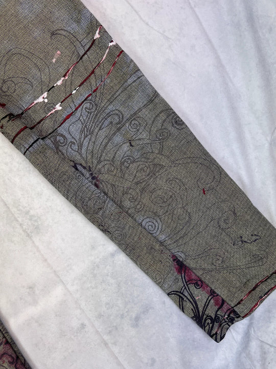 Just Cavalli Jeans Vintage – Floral All-over Print 2000er | 32