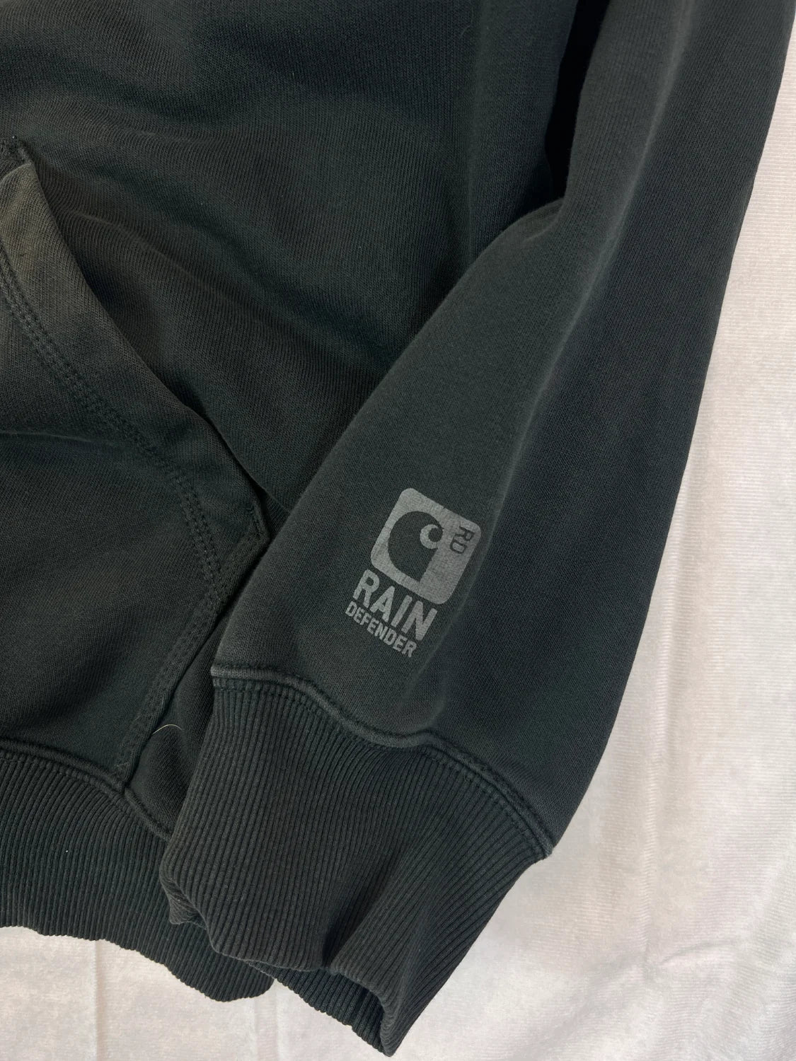 Carhartt Hoodie Vintage Schwarz – Detail 3