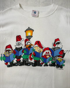 Delta Sweatshirt Vintage Weiss XL 90er – Detail 3