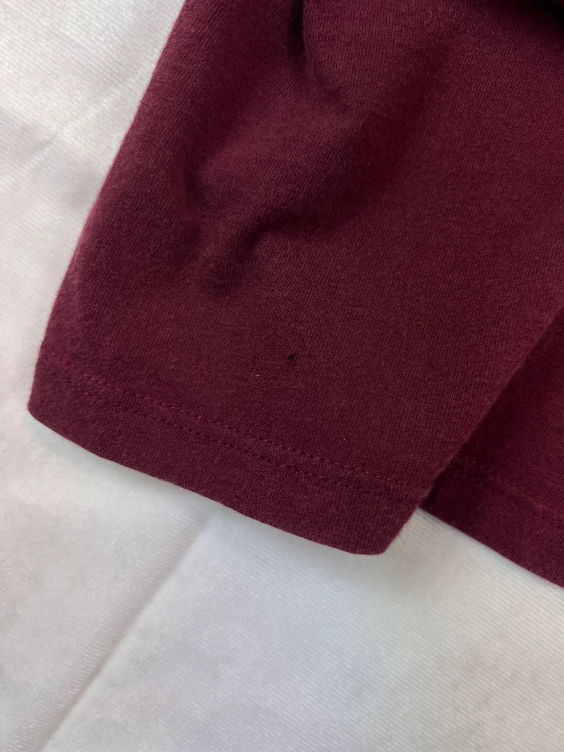 Jerzees T-Shirt Vintage Bordeaux XL 90er – Detail 3