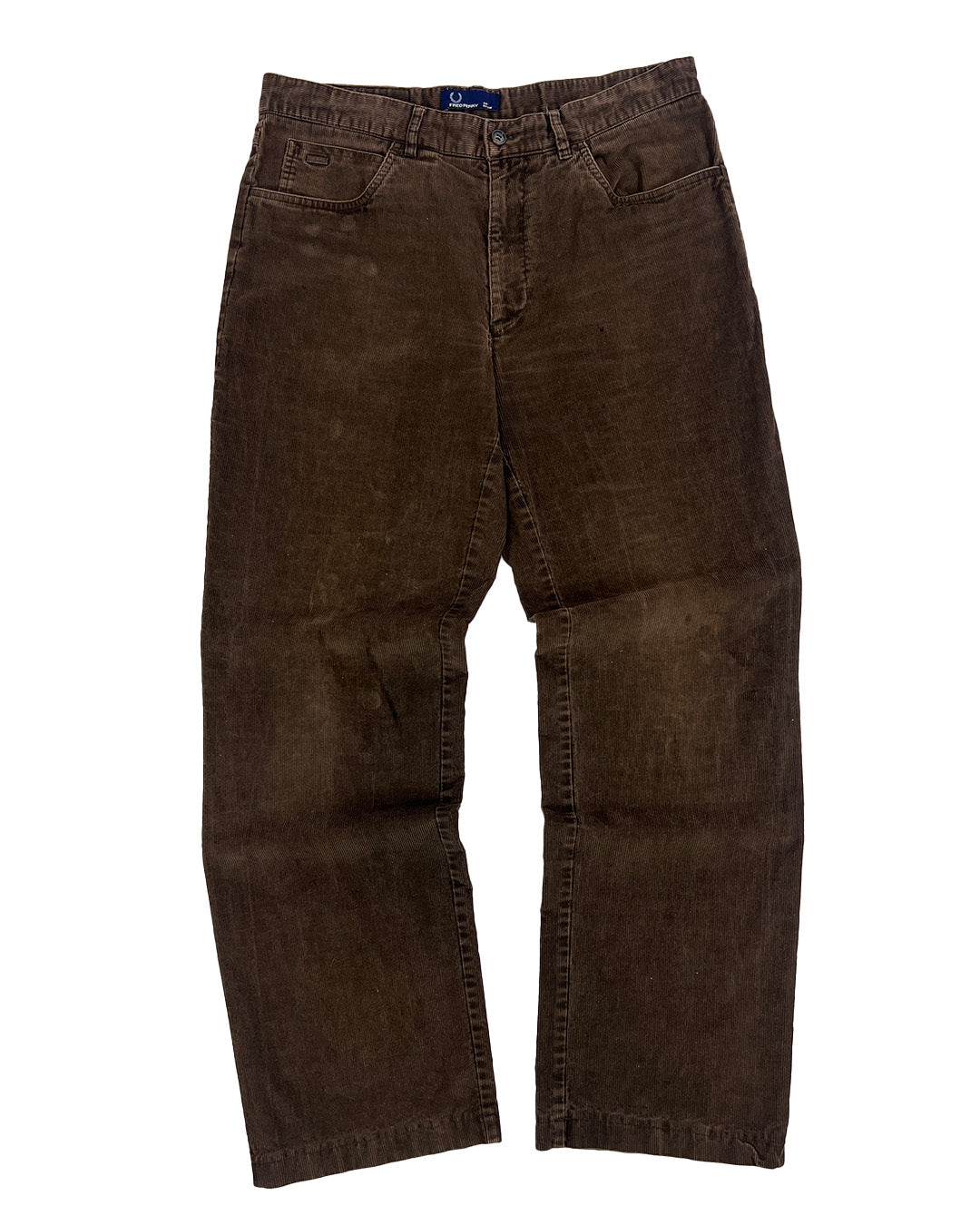 Fred Perry Vintage Cord Hose Braun 34