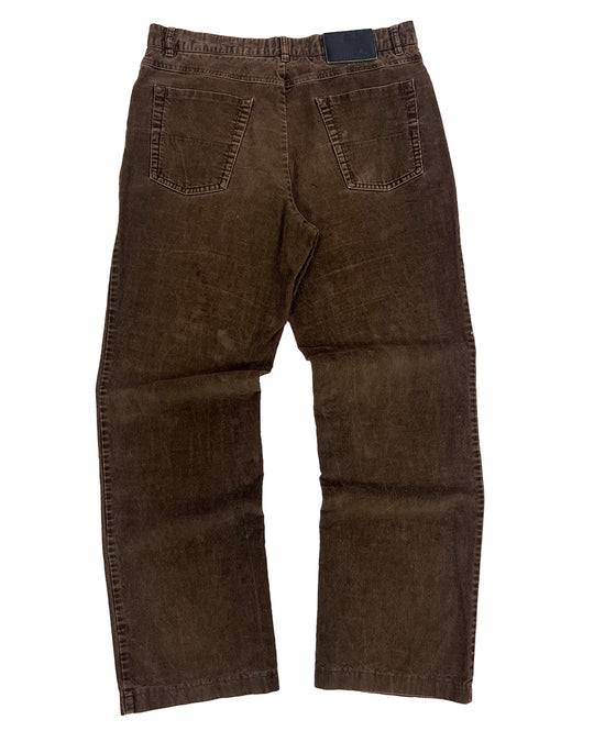 Fred Perry Vintage Cord Hose Braun 34