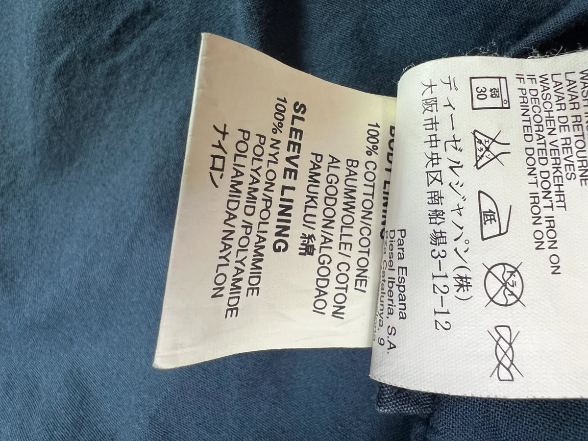 Diesel Jacke Vintage Schwarz L 2000er – Label 3