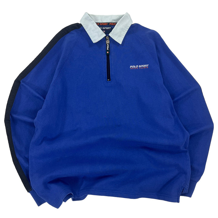 Vintage Polo Sport Quater Zip Pullover | M