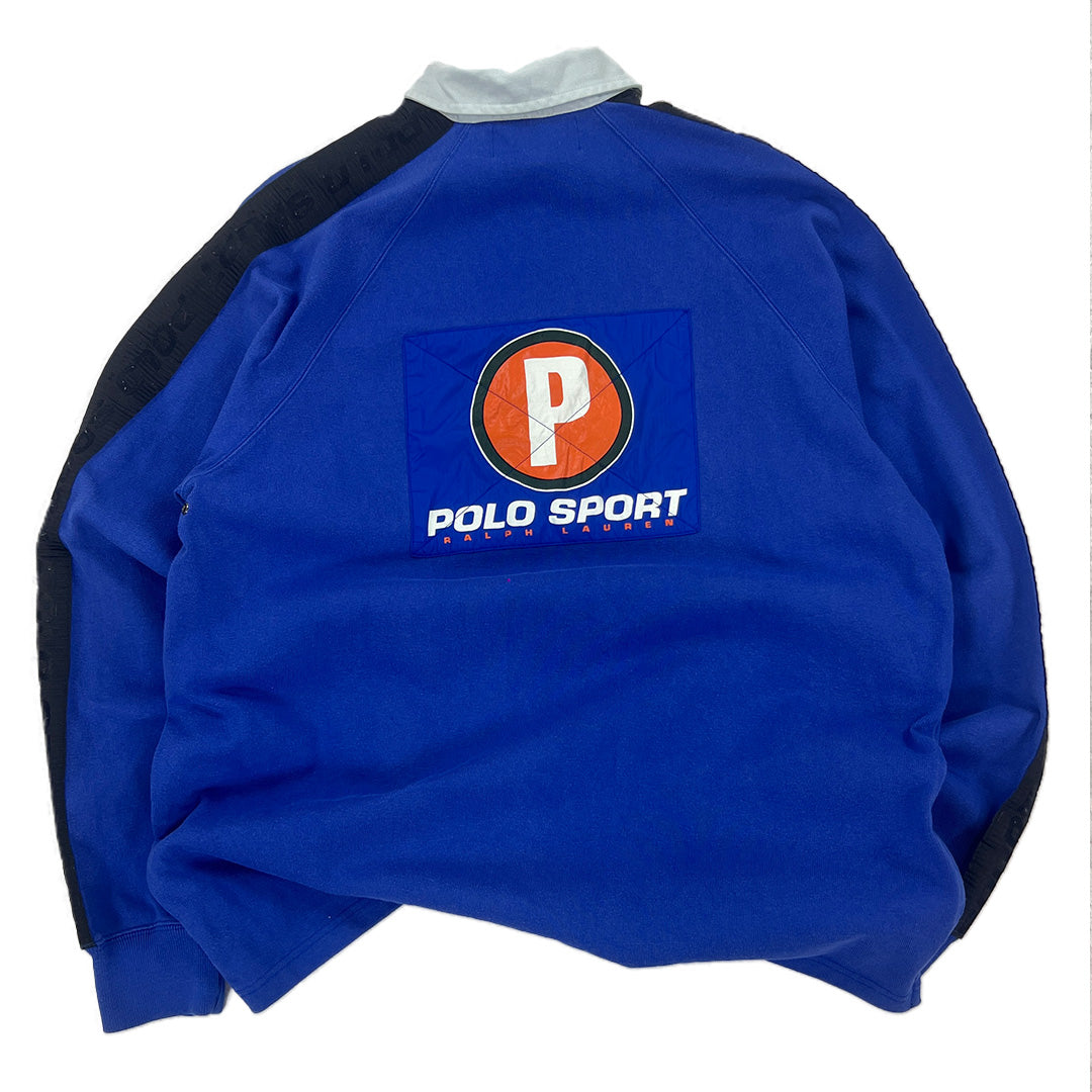 Vintage Polo Sport Quater Zip Pullover | M