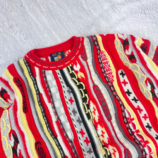 Vintage Coogi Australia Sport Strick Pullover | XL